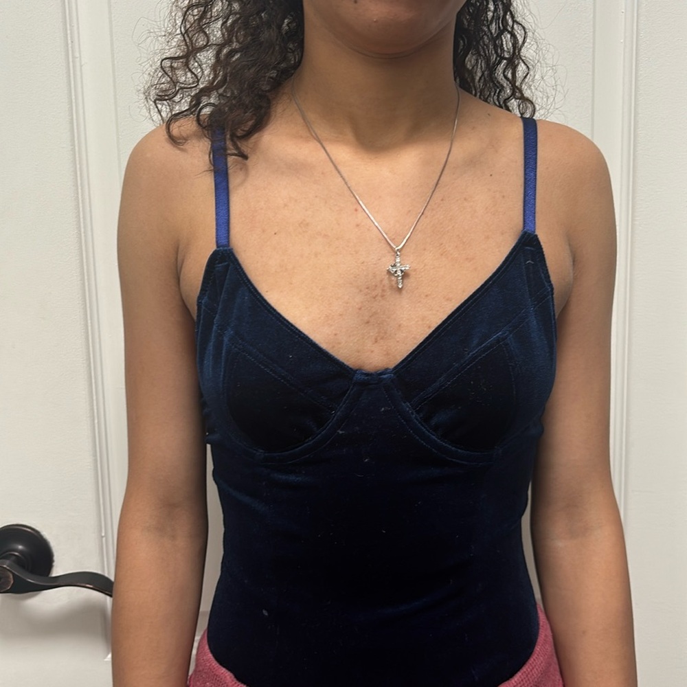 Royal blue bodysuit